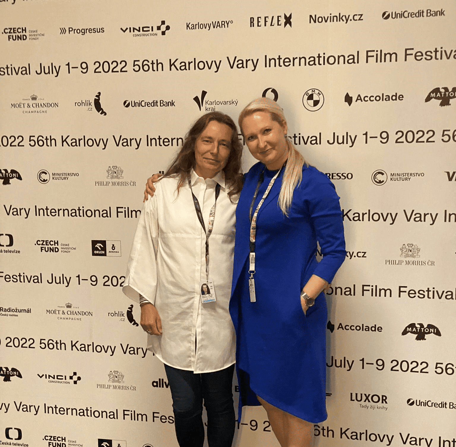 Lucie Fajkusová na festivalu v Karlových Varech